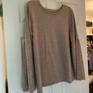 Anna brushed fleece top